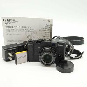 【ほぼ新品】FUJIFILM プレミアムコンパクトデジタルカメラ X20 ブラック X20B