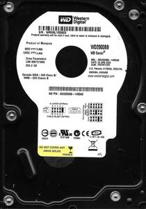 WesternDigital WD2000BB-14RDA0 200GB ATA/IDE 7200rpm