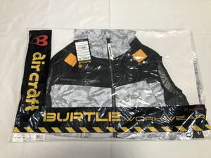 【新品】BURTLE バートル エアークラフト パーカーベスト フルハーネス対応 空調服 遮熱 UVカット【Mサイズ】 AC1094 カモフラシルバー MH