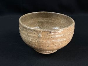 【福蔵】李朝 茶碗 茶道具 骨董 古玩 古美術 時代物 径12.7cm