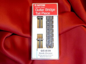 ★新品セール/最安値★GOTOH／GE103B-C◆国産 高品質 高精度 Gibson レスポール LP◇ナッシュビル ブリッジ 10.4mmピッチ Chrome/クローム