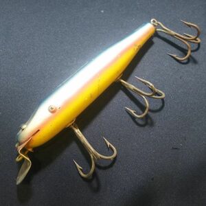 レアカラー クリークチャブ マスキーパイキー ウッド pikie creek chub#25-1-9 オールド (検 フルーガー 道楽 アブ バルサ50 アムコ