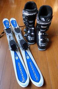 ROSSIGNOL,BIGHORN　板約90ｃｍ、ブーツ約26.0～26.5ｃｍ