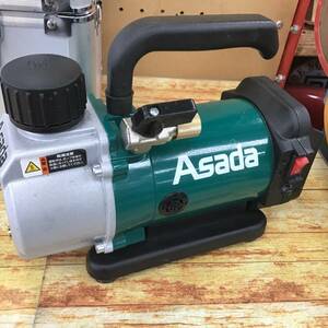 【中古品】アサダ(ASADA) コードレス真空ポンプ 1.5CFM-B