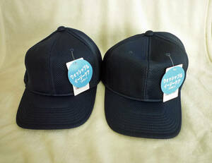 ■送料無料■デサント野球帽子（2ヶ）■DNVY（紺）■Lサイズ■未使用品■