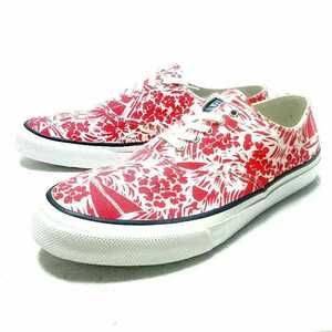 特価/未使用【US9M=27.0cm】SPERRY TOP-SIDER/CLOUD CVO/JNGLPRNT/スペリー/トップサイダー/クラウド/デッキ/スニーカー/red