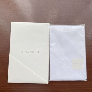 ★新品★NINA RICCI★ニナリッチ★ハンカチ★ホワイト★白★綿100%★貴重★入手困難★