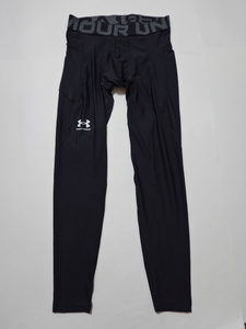 ■1107■UNDER ARMOUR アンダーアーマー ヒートギアロングタイツ レギンス　タイツ LG 1361586●