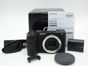 ●○【美品・総シャッター数1600回以下・保証有】SONY α6700 ILCE-6700 ミラーレス 一眼カメラ Eマウント ソニー○●025557003m○●