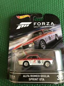 Hot Wheels ホットウィール Forza MOTORSPORT ALFA Romeo GIULIA SPRINT GTA