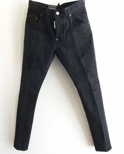 新品 正規品 2021 ディースクエアード ブラック デニム 44 SUPER TWINKY JEANS スーパーツインキー 44