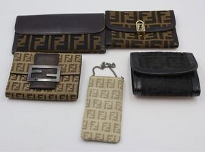 フェンディ/FENDI/ズッカ柄/ズッキーノ/長財布/折財布/小物入れ/5点セット/まとめ