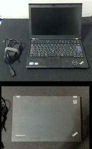 程度良好 Lenovo ThinkPad X220 Core i5-2540M (2.60GHz/ MAX 3.30GHz) / 8GBメモリ (最大16GB) / HDD320GB / Windows7 Pro 64bit DtoD領域