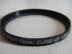 Canon　CLOSE-UP　LENS　58ｍｍ　450　中古品です。