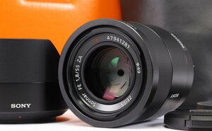 【 新品同様 | 動作保証 】 SONY Sonnar T* FE 55mm F1.8 ZA SEL55F18Z