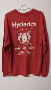 ヒステリックグラマー　HYSTERIC GLAMOUR　ロンT　 長袖Tシャツ ロングTシャツ　サイズL　送料無料