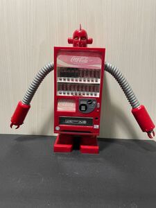 CocaCola コカ・コーラ ベンディングマシン VM-01 自動販売機型ロボット 貯金箱 置物 オブジェ 赤/レッド レトロ 当時物 レア