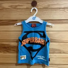 BABY DOLL SUPERBABY タンクトップ 80 青　スタイセット