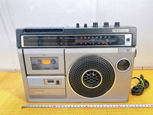 貴重　レトロ　TOSHIBA　東芝　RT-2460　ラジオカセットレコーダー　ラジカセ　日本製　長期保管現状品