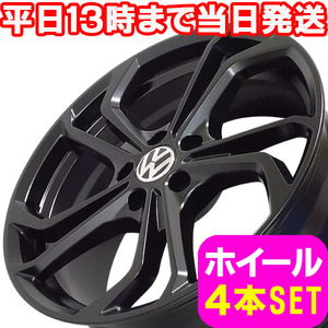 VW/フォルクスワーゲン ゴルフプラス/クロスゴルフ 1K系 新品 W-5665 18インチ ホイール SBK 4本セット