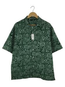 THE NORTH FACE◆S/S Aloha Vent Shirt/アロハシャツ/XL/ポリエステル/GRN/NR22330