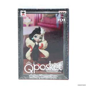 【中古】[FIG]クルエラ・デ・ビル 101匹わんちゃん Disney Characters Q poske petit -Villains- フィギュア プライズ(37783) バンプレスト