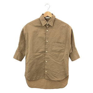 MADISON BLUE / マディソンブルー | J.BRADLEY CUFF SHIRT コットンリネン カフス シャツ | 00（XS） | ベージュ | レディース