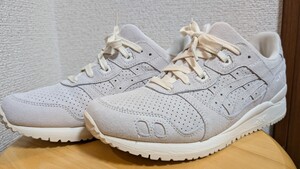 中古 美品 送料無料 ASICS アシックス Gel-Lyte III OG CREAM/CREAM ゲルライト 3 白 ホワイト クリーム