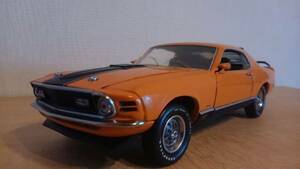 値下げ交渉可　フランクリンミント　１/24　1970　Ford Mustang Mach1 箱付　　バニシングIN６０　