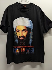 ビン・ラディン　Usama Bin Laden　Ｔシャツ（Ｌサイズ）　古着