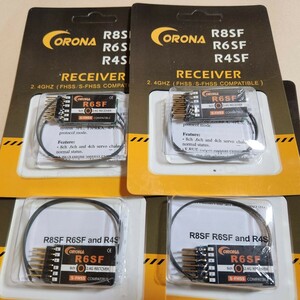 ●即決価格●送料無料●4個● Corona R6SF 6CH S.BUS 2.4G 受信機 Futaba プロポ 送信機 S-FHSS T4YF T6J T6K T8J T10J T14SG T18MZ T18SZ