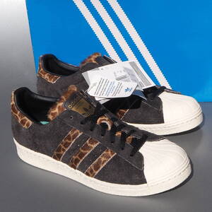 デッド!! US 9 1/2/ 27.5cm 新品!! 限定 13年 adidas x X-large スーパースター SUPERSTAR SS80s GRF XL 天然皮革