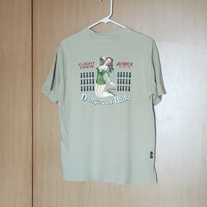 AVIREX　アヴィレックス　ピンナップガール　Dangerous Belle　ミリタリー　Tシャツ　サイズ M