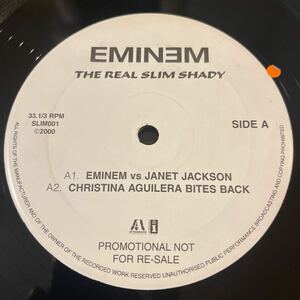 エミネム/Eminem/The Real Slim Shady/レコード/中古/Janet Jackson/Christina Aguilera/DMX/Britney Spears/プロモ/DJ/CLUB/HIPHOP