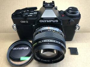 OLYMPUS OM-3 オリンパス フィルムカメラ MF一眼レフ　単焦点レンズ ZUIKO MC AUTO-S 50mm f1.14