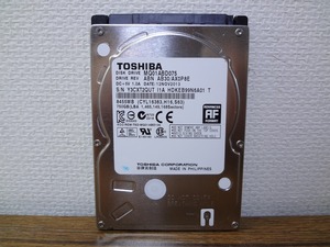 ●ノートPC用 HDD　SATA　2.5インチ 750GB③使用時間短い