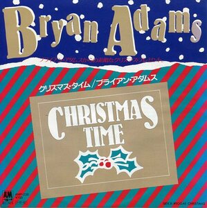 即買　EP盤　ブライアン・アダムス：Bryan Adams　クリスマス・タイム／レゲエ・クリスマス