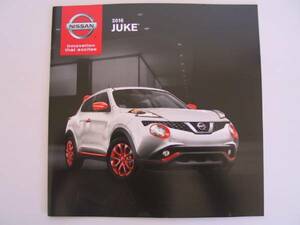 日産ジューク　JUKE　2016年モデルUSAカタログ