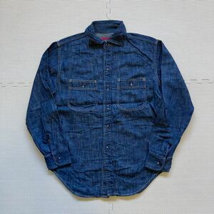 MADE IN INDIGO ティグルブロカンテ デニムシャツ 長袖シャツ XS