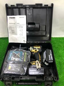 【未使用品】★makita(マキタ) 18v充電式インパクトドライバ 100周年ゴールド(5.0Ahフルセット) TD148DSP1 / ITWI0XD1Y51O