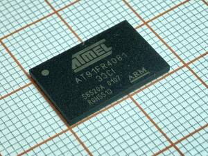 送料185円～ ATMEL AT91FR4081-33CI ARM7TDMIマイコン 32bit RISC 大容量8Mbitフラッシュ MCU CPU BGA120 アトメル Microchip 電子部品
