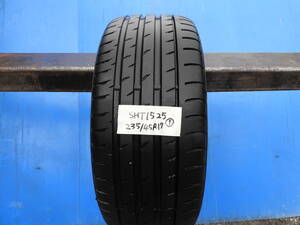 ★【SHT1525】 送料無料！2016年製 Continental Conti Sportcontact3 コンチネンタル ノーマル サマー 中古タイヤ【235/45R17】 1本 ★