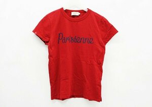 ◇【MAISON KITSUNE メゾンキツネ】半袖Tシャツ レッド S