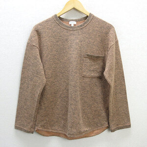 G■ユナイテッドアローズ/UNITED ARROWS B＆Y ブリッツ スウェット カットソー/1212-214-5953【S】オレンジ/men