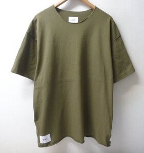 ◆ WTAPS 24ss ダブルタップス XL LIM SS COTTON」カットオフ　Tシャツ OLIVE DRAB 241ATDT CSM34 美 4