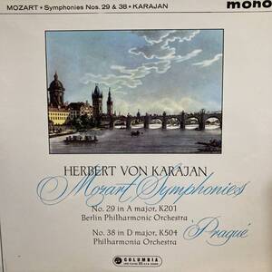 英コロンビア カラヤン BPO PO モーツァルト 交響曲29,38番