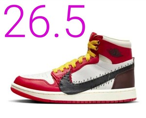 Teyana Taylor Nike WMNS Air Jordan 1 High Zoom CMFT 2 Gym Red 26.5センチ　テヤナ　テイラー　ジョーダン ハイ　ズーム　