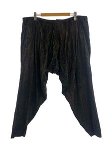 yohji yamamoto POUR HOMME◆23AW ETHNIC PRINT DRAPE PANTS/ボトム/1/コットン/GRN/HJ-P59-32//