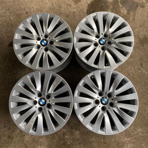 BMW 7シリーズ F01 F02 純正 Vスポーク アルミホイール 4本セット 18×8J +30 5穴 PCD120 