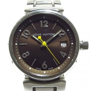 LOUIS VUITTON(ヴィトン) 腕時計 タンブール Q1211 レディース ダークブラウン